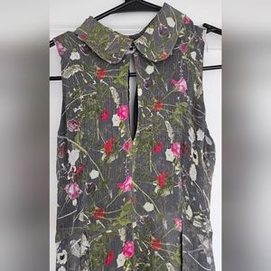 Opening Ceremony Sz XS 100% silk green maxi dress